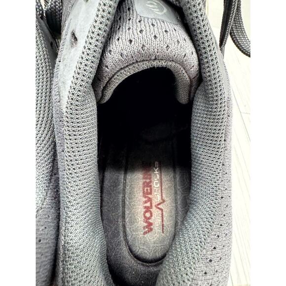 Wolverine Bolt Durashocks Men's US 9.5M CarbonMax Work Shoes Steel Gray Sneakers - Picture 9 of 12